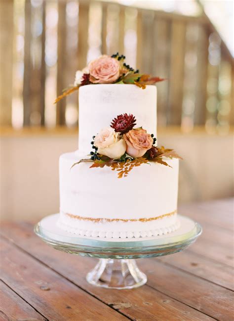 wedding cake ideas fall|two tier wedding cake designs.